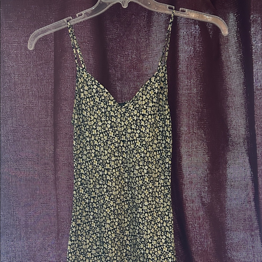 All Saints Blue and Cream Floral dress-8
